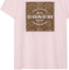 Cheap (W) COACH SS23 粉紅標誌印花圓領T恤。 C8775-LPK