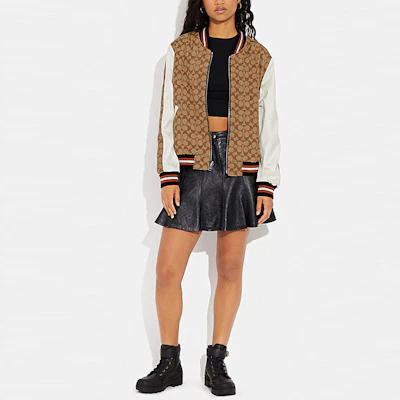 (Women) COACH SS23 Reversible Strawberry Embroidered Black Baseball Jacket CG460-BLK Shop (Women) COACH SS23 Reversible Strawberry Embroidered Black Baseball Jacket CG460-BLK