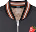 Purchase (Women) COACH SS23 Reversible Strawberry Embroidered Black Baseball Jacket CG460-BLK