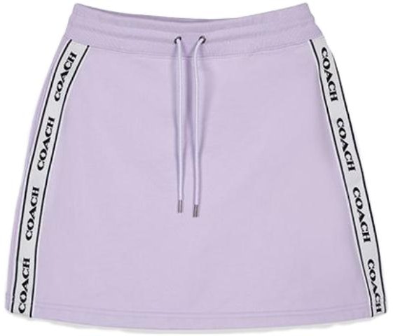 women-coach-ss-23-side-striped-print-drawstring-skirt-ce-422-lav
