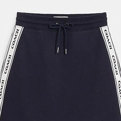 (W) コーチ SS23 サイドストライプ柄ドローストリングスカート CE422-LAV Shop (W) コーチ SS23 サイドストライプ柄ドローストリングスカート CE422-LAV