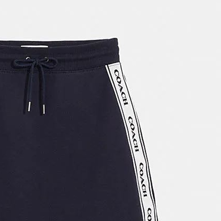 Purchase (W) コーチ SS23 サイドストライプ柄ドローストリングスカート CE422-LAV