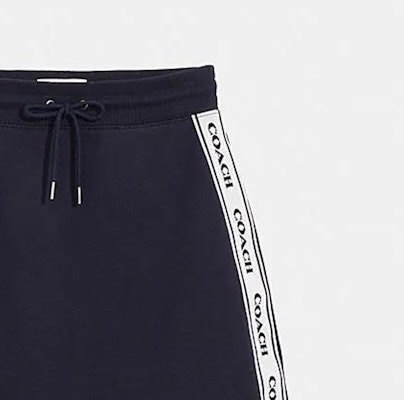 (W) コーチ SS23 サイドストライプ柄ドローストリングスカート CE422-LAV Purchase (W) コーチ SS23 サイドストライプ柄ドローストリングスカート CE422-LAV