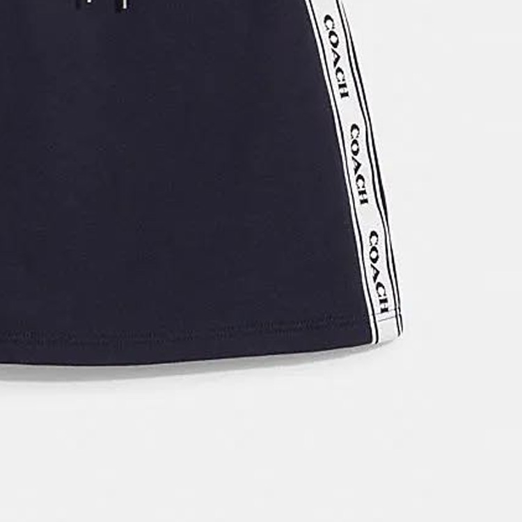 Details for (W) コーチ SS23 サイドストライプ柄ドローストリングスカート CE422-LAV