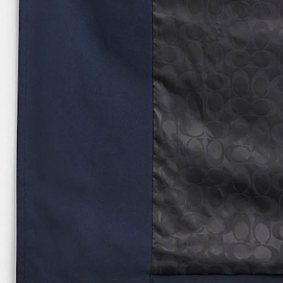 (Women) COACH SS23 Solid Color Double-Breasted Mid-Length Trench Coat CH406-KHA Details for (Women) COACH SS23 Solid Color Double-Breasted Mid-Length Trench Coat CH406-KHA