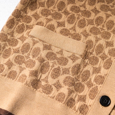 (Women) COACH SS23 All-Over Print Knit Long Sleeve Sweater Brown (). CG786-RYU Purchase (Women) COACH SS23 All-Over Print Knit Long Sleeve Sweater Brown (). CG786-RYU