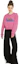Lookbook (W) Sudadera Rosa Coach SS23 con Logo Estampado CG662-QDV