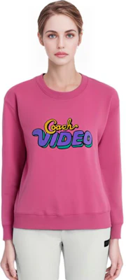 (W) Sudadera Rosa Coach SS23 con Logo Estampado CG662-QDV Shop (W) Sudadera Rosa Coach SS23 con Logo Estampado CG662-QDV