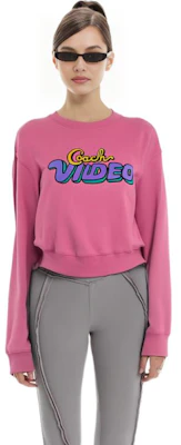 (W) Sudadera Rosa Coach SS23 con Logo Estampado CG662-QDV Purchase (W) Sudadera Rosa Coach SS23 con Logo Estampado CG662-QDV