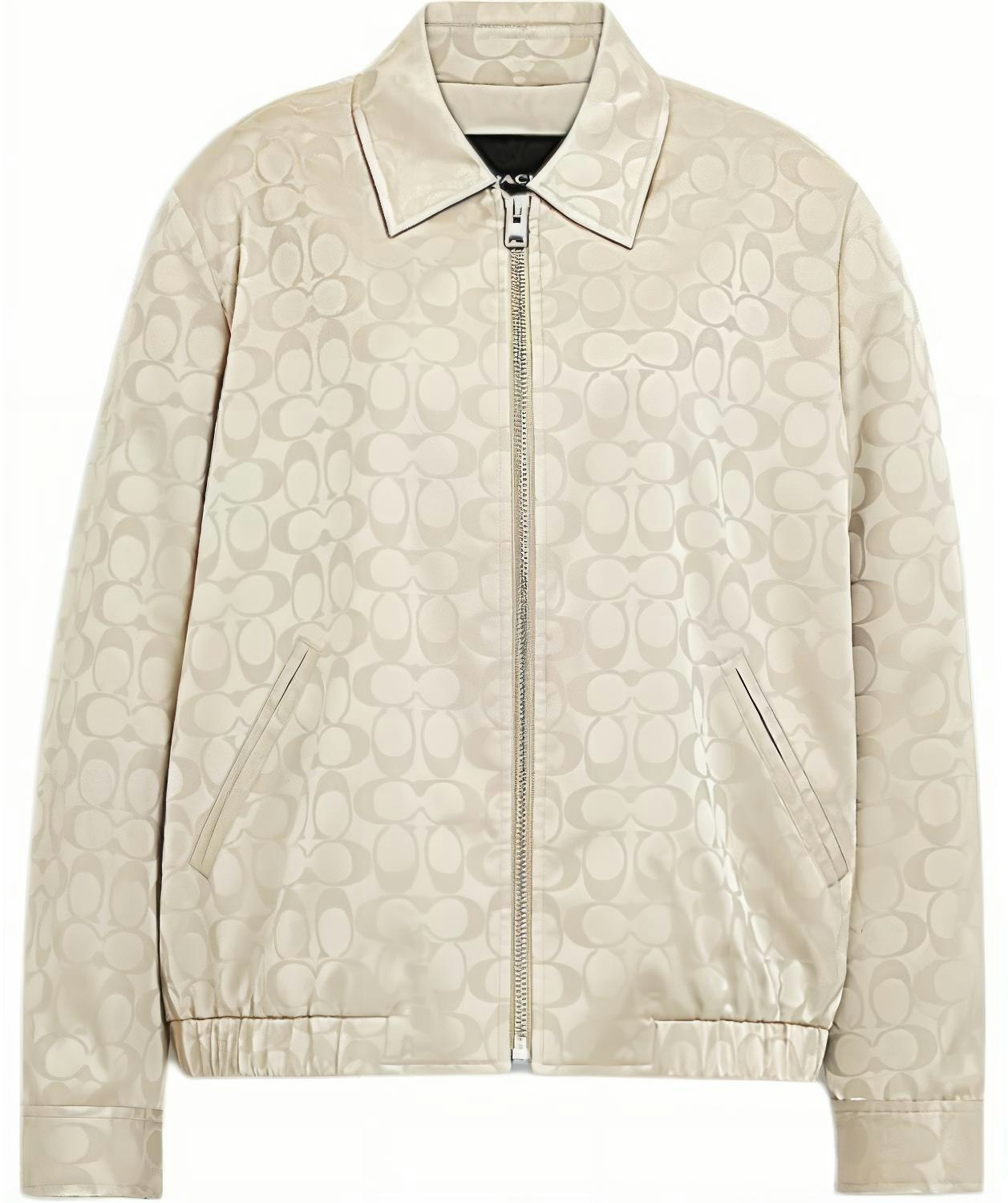 women-coach-ss-24-beige-logo-print-zip-up-long-sleeve-jacket-ct-394-txc