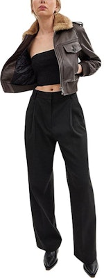 (W) コーチ SS24 ブラック ローウエスト ストレートレッグ ルーズカジュアルパンツ. CN484-BLK Lookbook (W) コーチ SS24 ブラック ローウエスト ストレートレッグ ルーズカジュアルパンツ. CN484-BLK