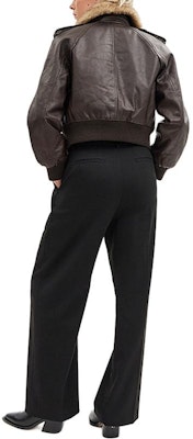 (W) コーチ SS24 ブラック ローウエスト ストレートレッグ ルーズカジュアルパンツ. CN484-BLK Shop (W) コーチ SS24 ブラック ローウエスト ストレートレッグ ルーズカジュアルパンツ. CN484-BLK