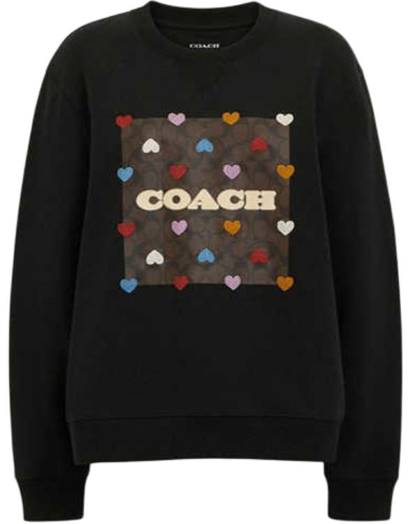 women-coach-ss-24-black-rainbow-heart-logo-crewneck-sweatshirt-cp-316-blk