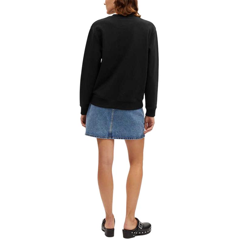 Shop (Women) COACH SS24  Black Rainbow Heart Logo Crewneck Sweatshirt. CP316-BLK