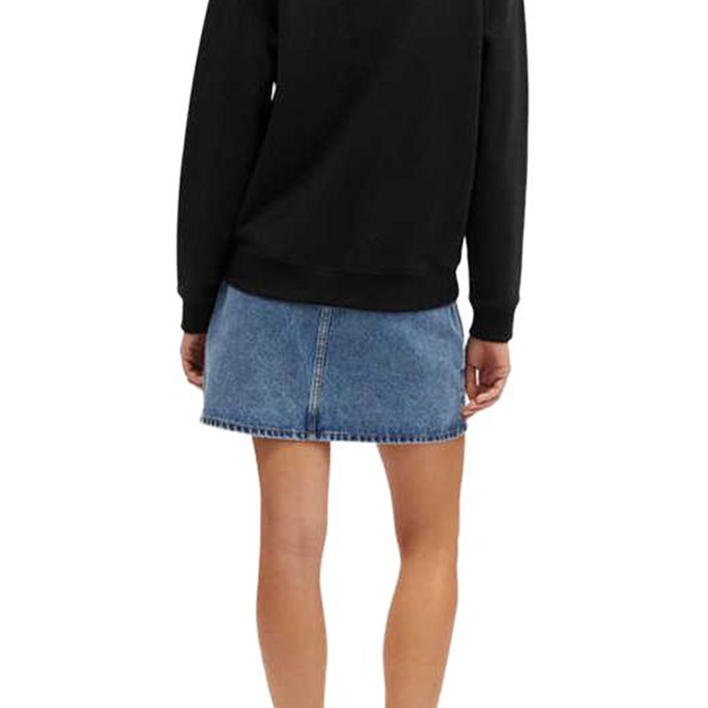 Details for (Women) COACH SS24  Black Rainbow Heart Logo Crewneck Sweatshirt. CP316-BLK