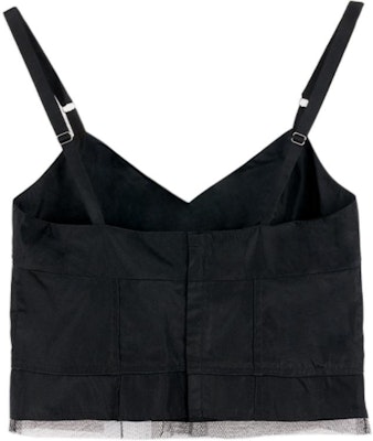 (Women) COACH SS24 Black V-Neck Zipper Closure Camisole. CX642-BLK Lookbook (Women) COACH SS24 Black V-Neck Zipper Closure Camisole. CX642-BLK