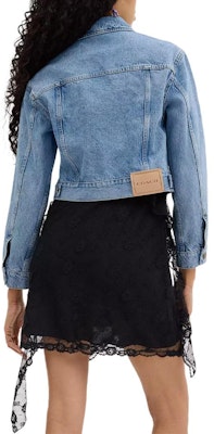 (W) コーチ SS24 ブルーロゴパッチ デニムジャケット 長袖 ジッパー付き. CS109-BLU Shop (W) コーチ SS24 ブルーロゴパッチ デニムジャケット 長袖 ジッパー付き. CS109-BLU