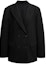 Order (Women) COACH SS24 Double-Breasted Black Long Sleeve Blazer Jacket. CN472-BLK