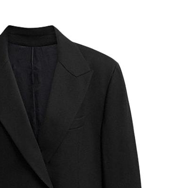 Purchase (Women) COACH SS24  Double-Breasted Black Long Sleeve Blazer Jacket. CN472-BLK