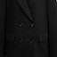 Cheap (Women) COACH SS24 Double-Breasted Black Long Sleeve Blazer Jacket. CN472-BLK