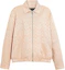 Buy (Women) COACH SS24 Floral Logo Print Zip-Up Jacket in Petal Pink. CT394-ERE