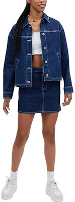 (W) COACH SS24 藍色單排扣Logo補丁牛仔外套 CT235-DDE Lookbook (W) COACH SS24 藍色單排扣Logo補丁牛仔外套 CT235-DDE