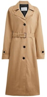(Women) COACH SS24 Long Khaki Belted Trench Coat CS607-KHA (Women) COACH SS24 Long Khaki Belted Trench Coat CS607-KHA