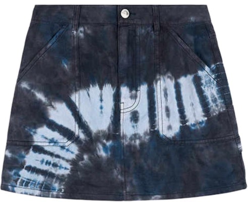 (Women) COACH SS24 Tie-Dye Cotton Skirt Light Blue CT005-LBL Order (Women) COACH SS24 Tie-Dye Cotton Skirt Light Blue CT005-LBL