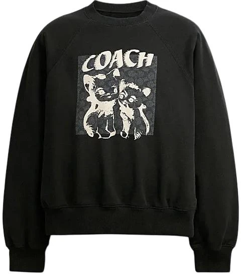 women-coach-ss-24-black-crewneck-sweatshirt-with-cat-letter-graphic-cq-739-blc