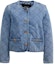 Order (W) コーチ SS24 レディース ダイヤモンドキルト デニムジャケット - ブルー CS014-BLU