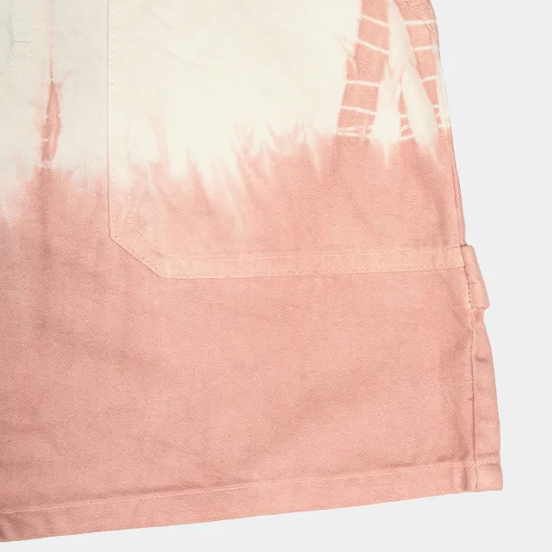 Shop (Women) COACH SS24 Pink Mini Casual Skirt with Spray Effect Back Logo Patch - Women. CT427-PIN