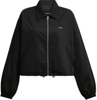 (Women) COACH SS25 Black Waist-Tie Outdoor Jacket CAG61-BLK (Women) COACH SS25 Black Waist-Tie Outdoor Jacket CAG61-BLK