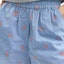 Purchase (Women) COACH SS25 Blue Floral Embroidered Casual Shorts. CAU41-BLU