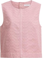 (Women) COACH SS25 Denim Vest with Back Button Closure. CAU39-PIN (Women) COACH SS25 Denim Vest with Back Button Closure. CAU39-PIN