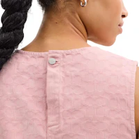 Purchase (Women) COACH SS25 Denim Vest with Back Button Closure. CAU39-PIN