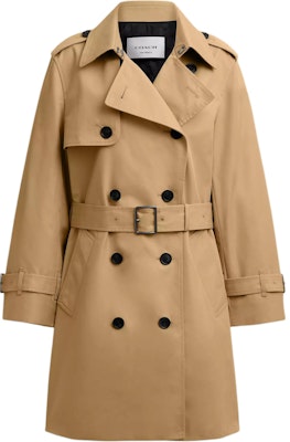 (W) コーチ SS25 ダブルブレスト 長袖コート カーキカラー CAB99-KHA Order (W) コーチ SS25 ダブルブレスト 長袖コート カーキカラー CAB99-KHA