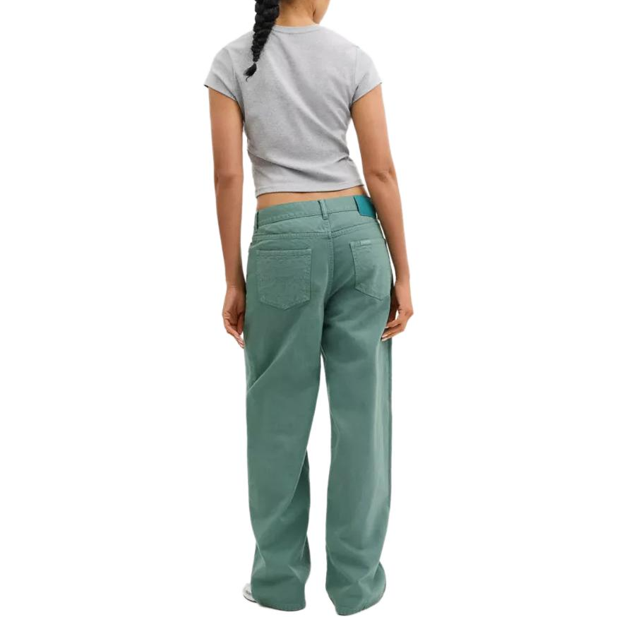 Shop (W) COACH SS25 Seluar Jeans Lima-Poket Potongan Santai Lelaki CAU37-GRN