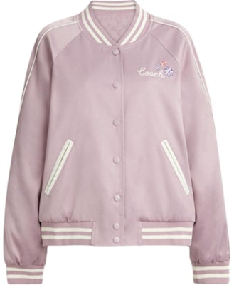 (W) コーチ SS25 リバーシブル フローラル 長袖ジャケット ライトパープル. CAH79-MAU Buy (W) コーチ SS25 リバーシブル フローラル 長袖ジャケット ライトパープル. CAH79-MAU