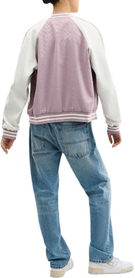 (W) コーチ SS25 リバーシブル フローラル 長袖ジャケット ライトパープル. CAH79-MAU Shop (W) コーチ SS25 リバーシブル フローラル 長袖ジャケット ライトパープル. CAH79-MAU