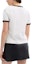 Shop (Women) COACH SS25 White Crewneck T-Shirt with Contrast Trim. CAH76-WHT