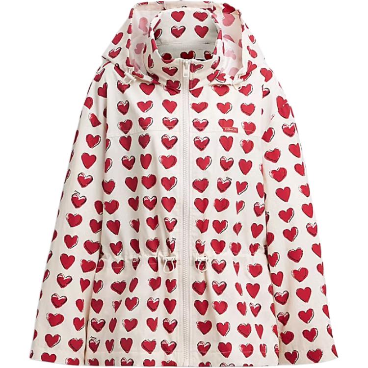 Order (W) COACH SS25 Chaqueta de Manga Larga con Bolsillo con Cremallera. CBE96-CAH