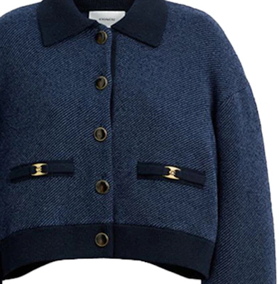 (W) Coach SS25 藍色短版紐扣外套 CZ736-BLU Lookbook (W) Coach SS25 藍色短版紐扣外套 CZ736-BLU