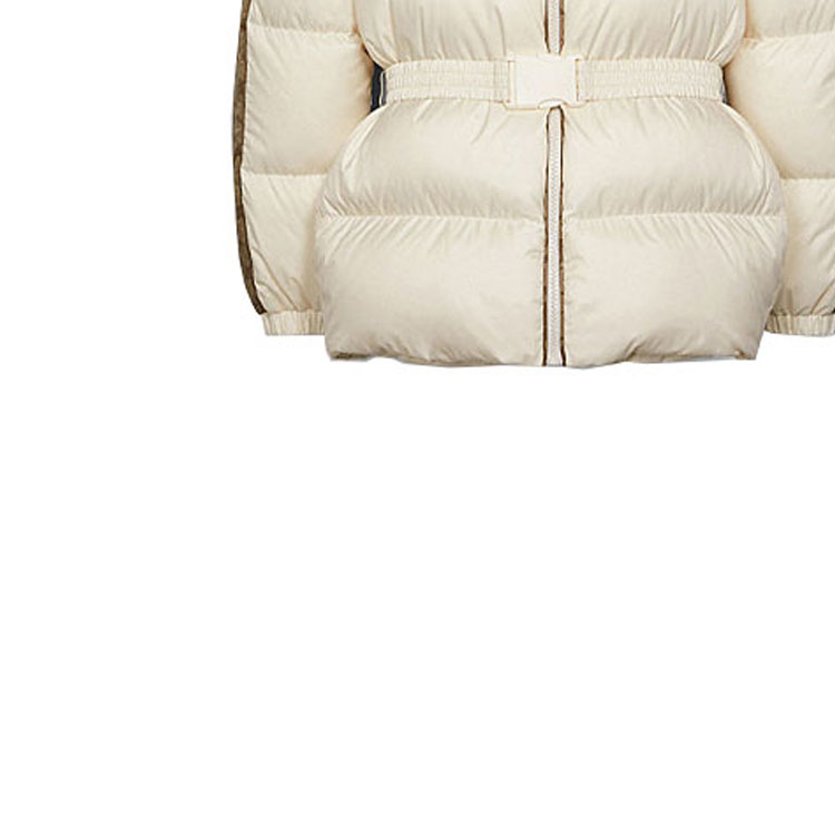 Purchase (W) COACH Jaket Down Hoodie Ber-Resleting Bergaris Off-White. C5171-CRM