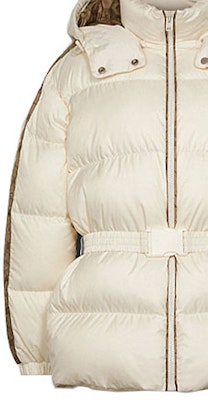 (W) COACH Jaket Down Hoodie Ber-Resleting Bergaris Off-White. C5171-CRM Sizing (W) COACH Jaket Down Hoodie Ber-Resleting Bergaris Off-White. C5171-CRM