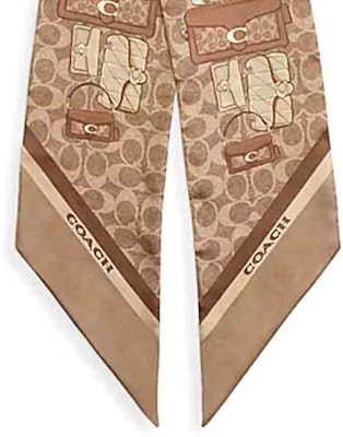 (Women) COACH Tabby Floral Print Handbag with Silk Scarf - Khaki CAS77-TN2 Lookbook (Women) COACH Tabby Floral Print Handbag with Silk Scarf - Khaki CAS77-TN2