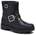 (W) Coach Trooper Boot 'Kulit Moto - Hitam' CD292_BLK