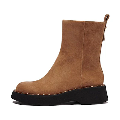 (W) Coach Vanessa Ankle Boot 'Fashion Brown'
