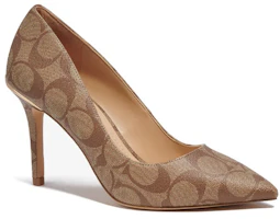 Lookbook (W) Coach Wiley Khaki ''Signature Jacquard Stiletto'' Absatzschuhe CE330_KHA
