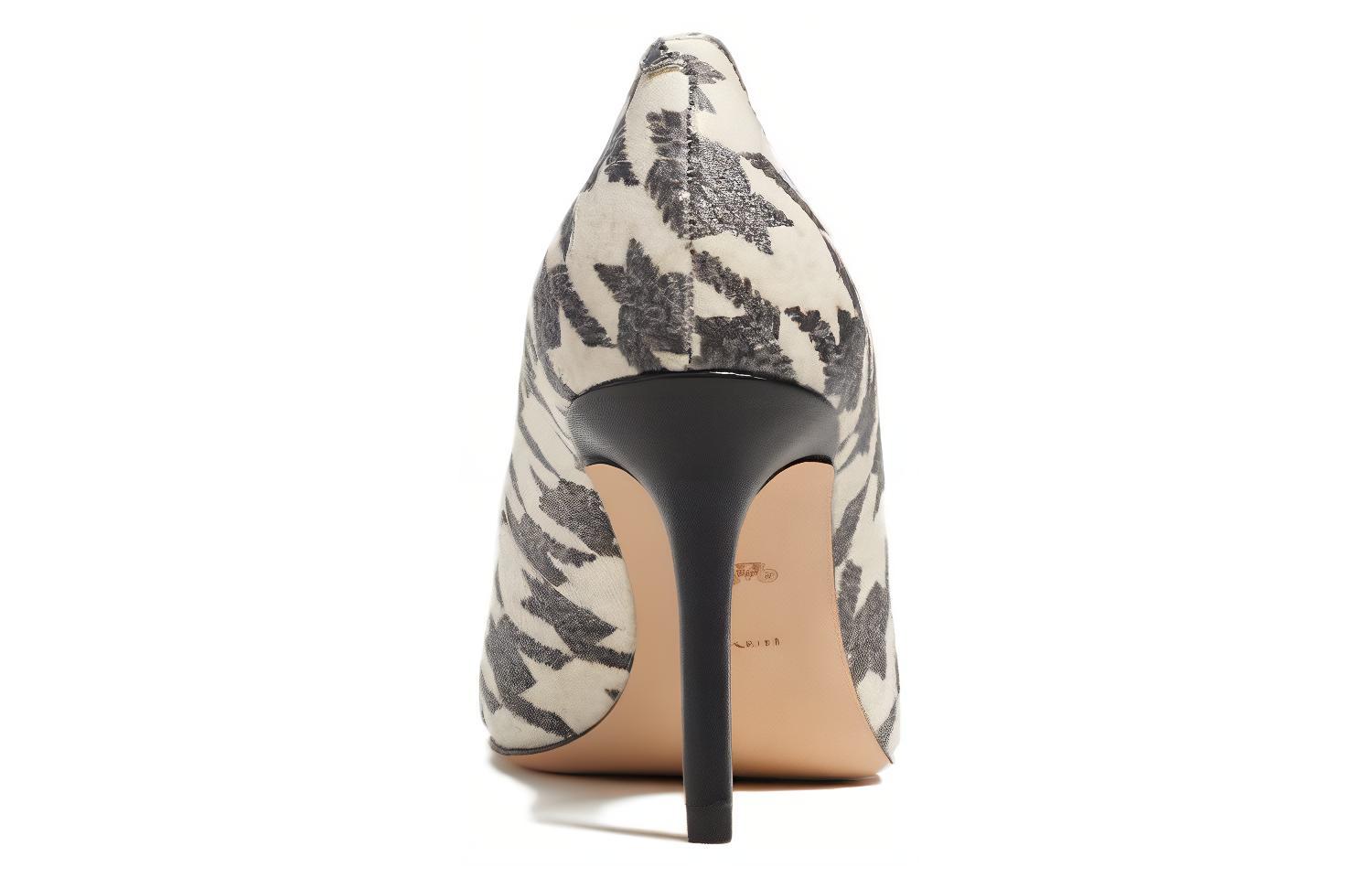 Shop (Women) Coach Winona 'Black Comfort Slip-On Stiletto Heels' CK418_L77