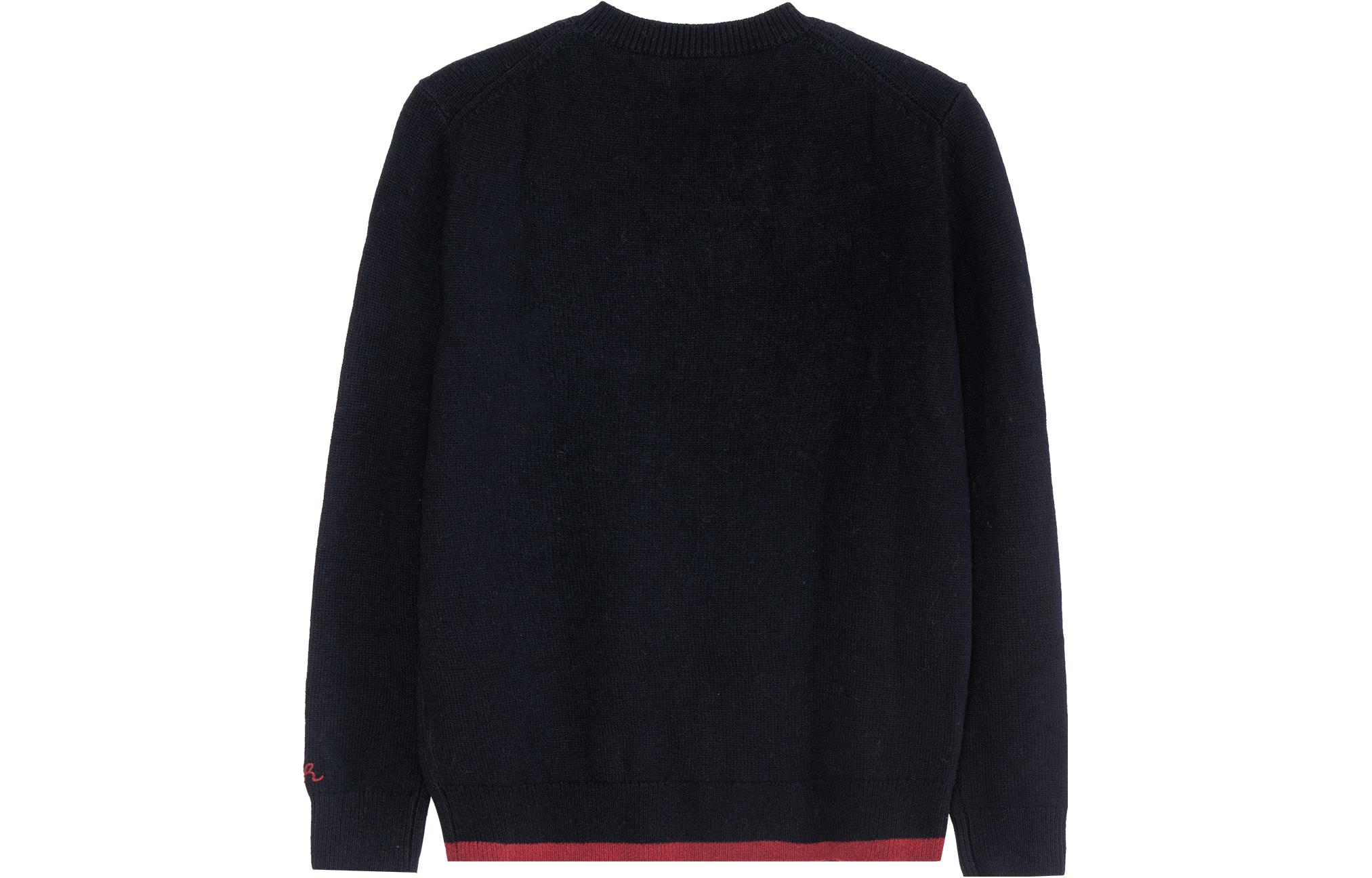 Lookbook (W) COACH x Disney FW22 Evil Queen Bordir Sweater Hitam Wanita CB642-BLK